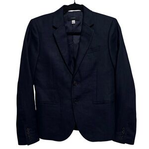 J. Crew Men’s Navy Blue Blazer, Size 4. 100% Linen. NWOT